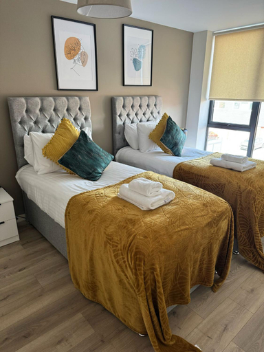 Bedroom 2, Richmond Row by L3 Apartments, Sefton