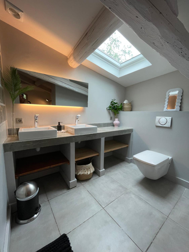 Bathroom 2, La Tuilerie du Bazalac, Aude