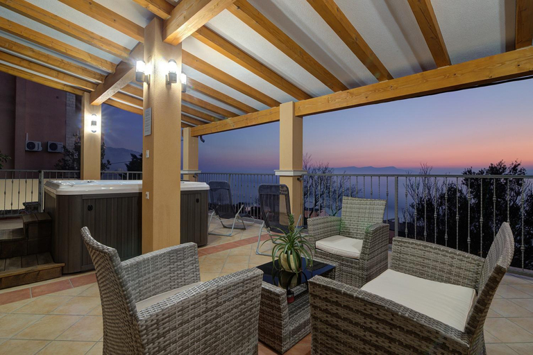 Balcony/terrace 2, Seabreeze Apartments with Shared Jacuzzi, Senj