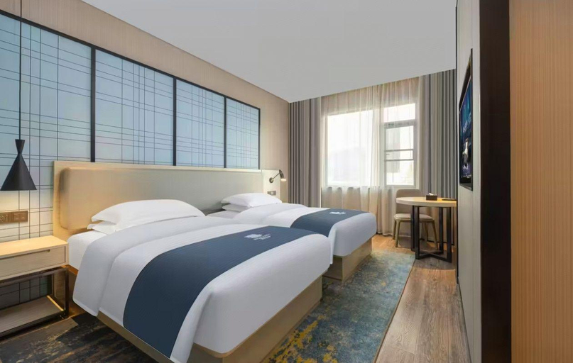Bedroom 2, Echarm Hotel Mianyang Changhong Avenue Kaide Plaza, Mianyang