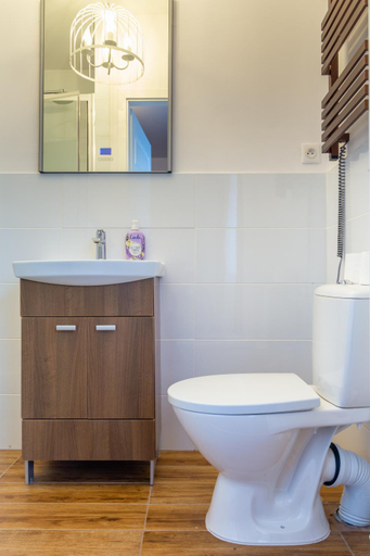 Bathroom 3, THE CASTLE - Free Parking - Self Check In, Kraków City