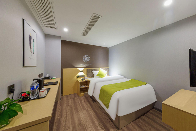 Bedroom 2, Shell Hotel Jiangsu Yancheng Sheyang County Wuyue Square, Yancheng