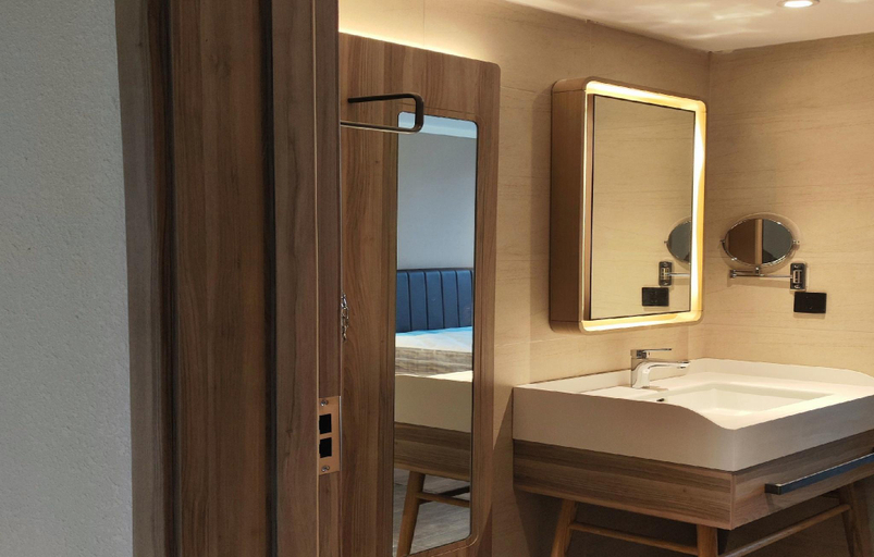 Bathroom 3, Hanting Hotel Nanyang Town Pingshi Temple Jianshe Avenue, Nanyang