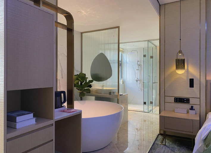 Bathroom 3, GELI Hotel Bengbu Wanda Plaza Nanxiang Chengshi Square, Bengbu