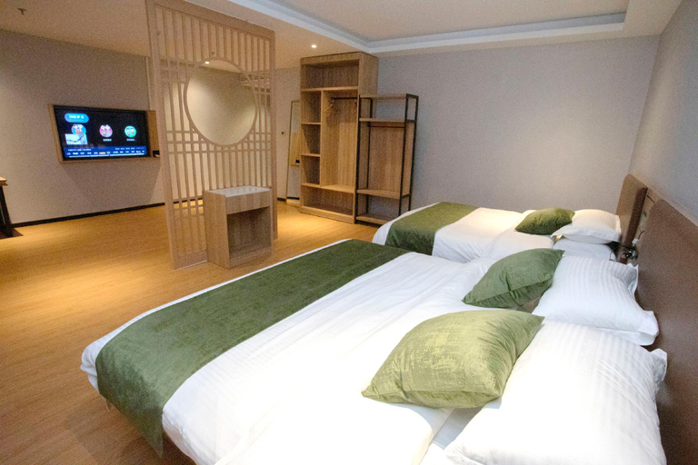 Bedroom 2, GreenTree Inn Xiaoyi Wanda Plaza, Luliang