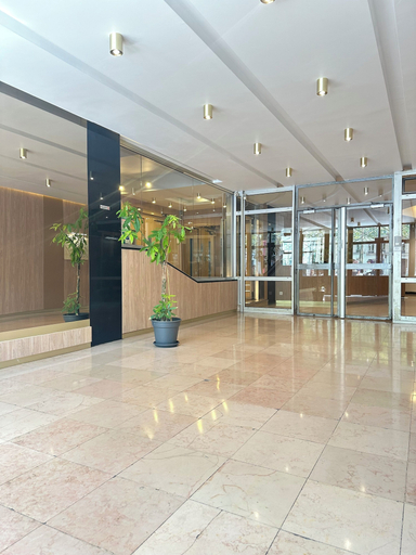 Interior entrance
