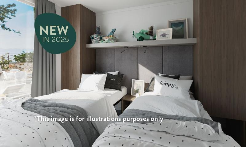 Bedroom 3, Aminess Planet Camping Holiday Homes Sirena, Novigrad