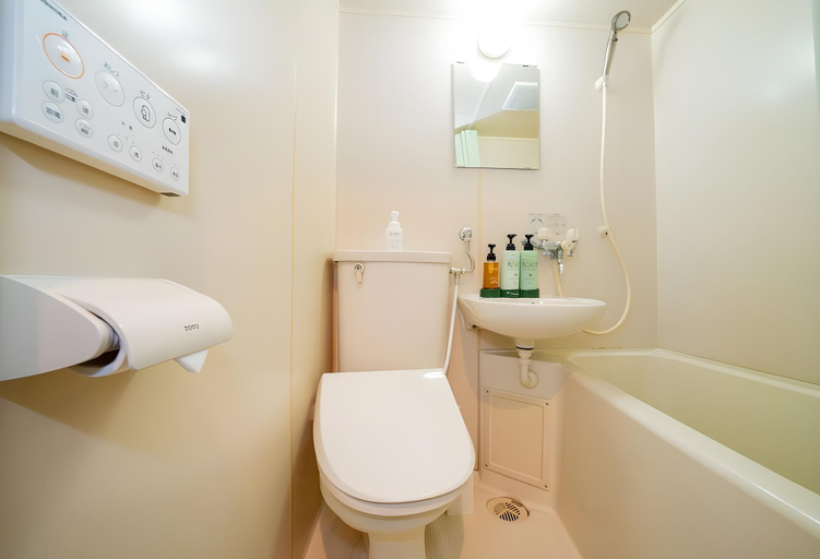 Bathroom 4, Residence Hotel Stripe Sapporo, Sapporo