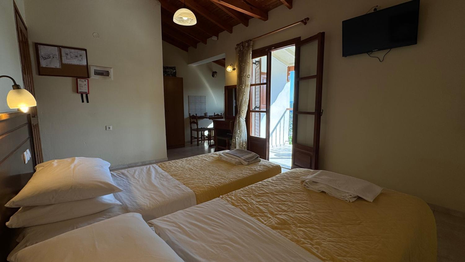 Bedroom 2, Valmas Village Apartments pool&bar, Thessaly