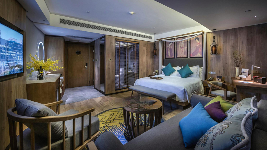 Bedroom 2, Shenzhen Convention and Exhibition Center Union Plaza Qiuguo S Hotel, Shenzhen