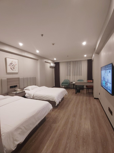 Bedroom 3, GreenTree Inn Shenzhen Kengzi Town Express Hotel, Shenzhen