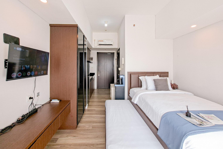 Bedroom 3, Minimalist Studio @ Casa de Parco Apt By Travelio, Tangerang