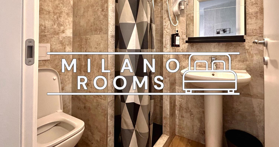 Bathroom, -Camera 06 MATRIMONIALE con BAGNO- MilanoRooms Via Sordello, Milano