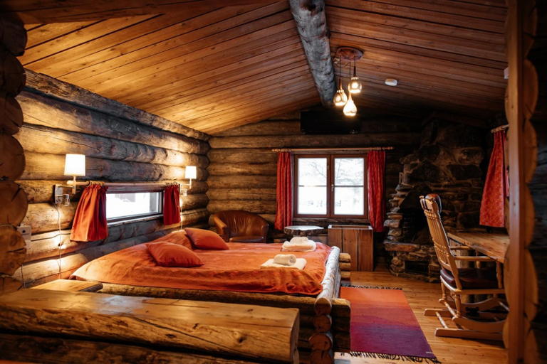 Bedroom 2, Kakslauttanen Arctic Resort - Igloos and Chalets, Lapland