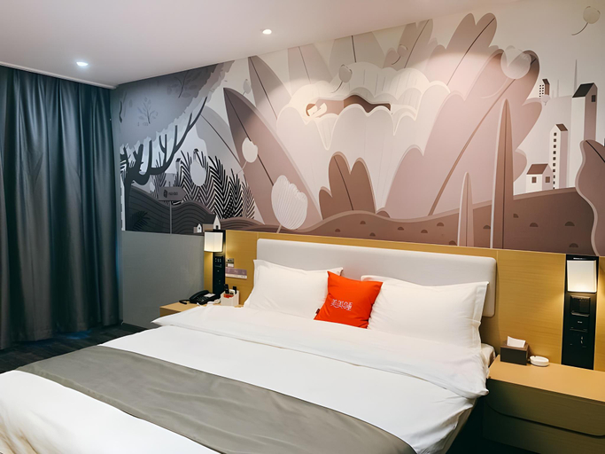 Bedroom 2, Thank Inn Hotel Jiangsu Suzhou Zhangjiagang Chang'an Middle Road, Suzhou