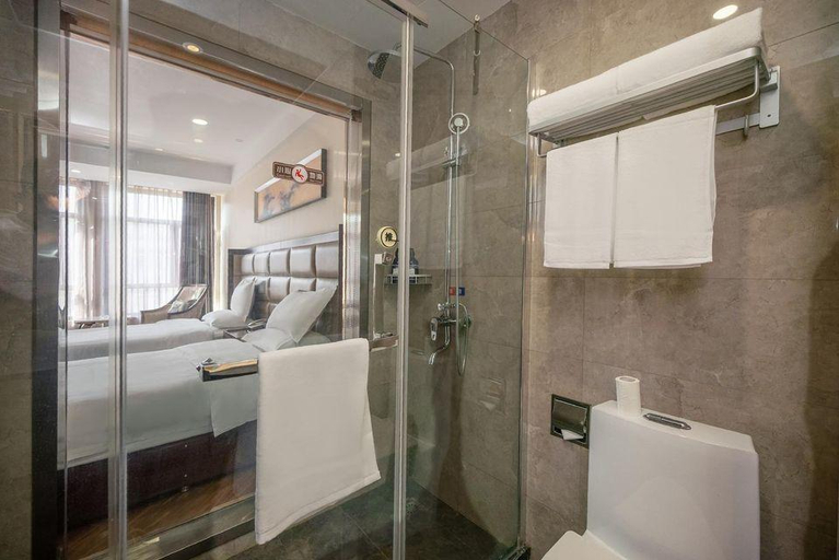 Bathroom 4, Starway Hotel Jiayuguang Fangte Silk Road Huashen, Jiayuguan