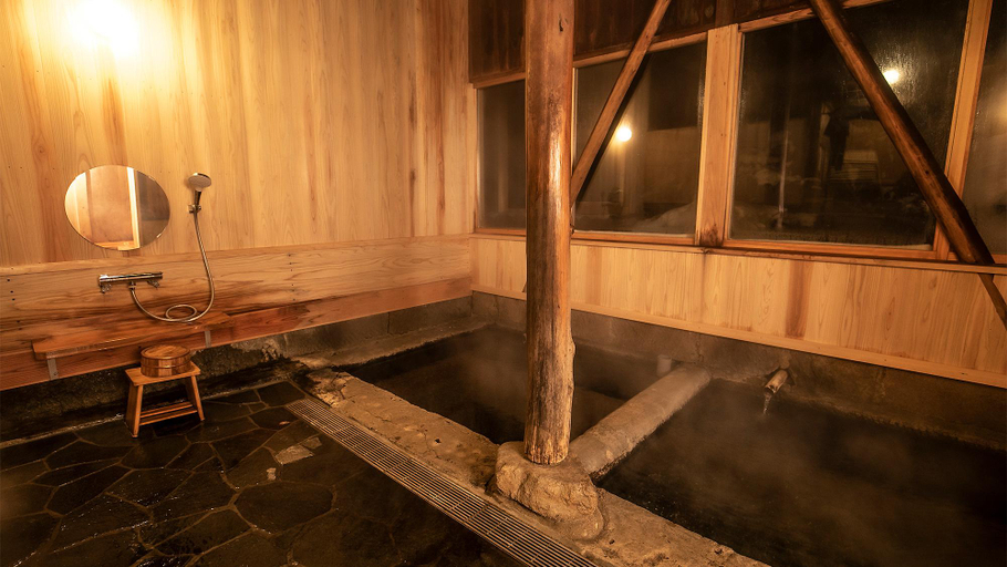 Bathroom 4, Hatcho no Yu Hot Spring Ryokan, Nikkō