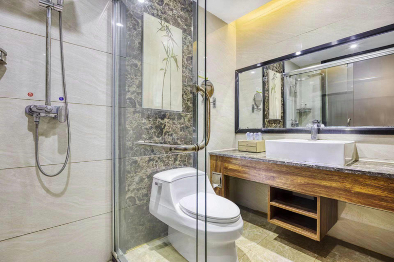 Bathroom 3, Lang Ting Hotel, Xishuangbanna Dai