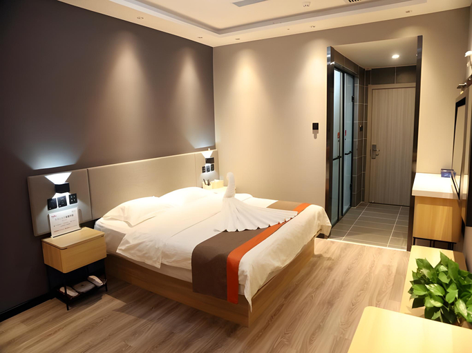 Bedroom 4, Jun Hotel Hebei Bazhou City Government, Langfang