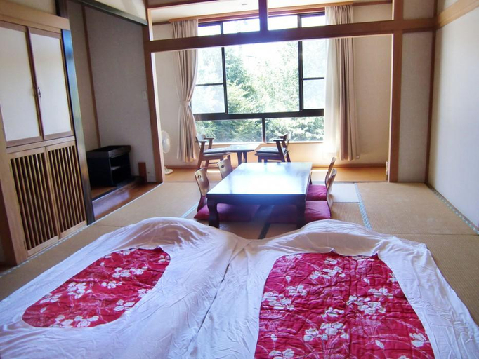 Bedroom, Kounso Ryokan, Yamanakako