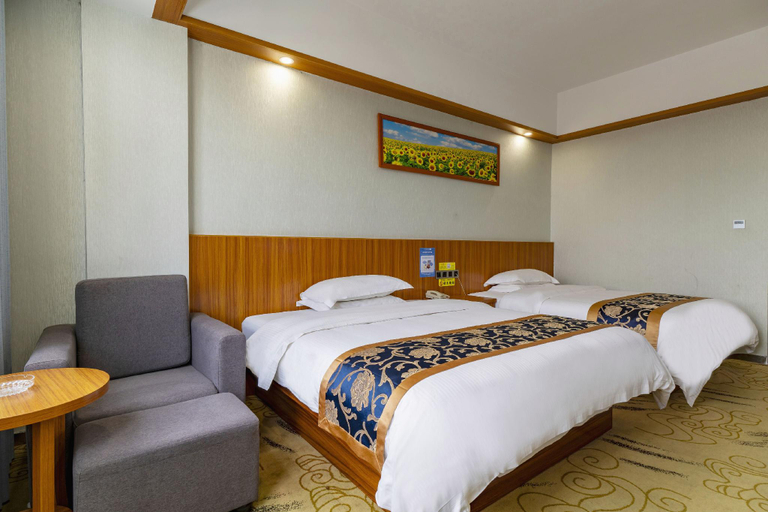 Bedroom 2, GreenTree Alliance Hotel Cenxi Guangnan Road, Wuzhou