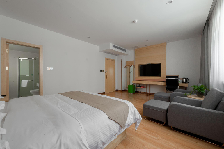 Bedroom 3, Greentree Inn Wuhu Eshan Road University City, Wuhu