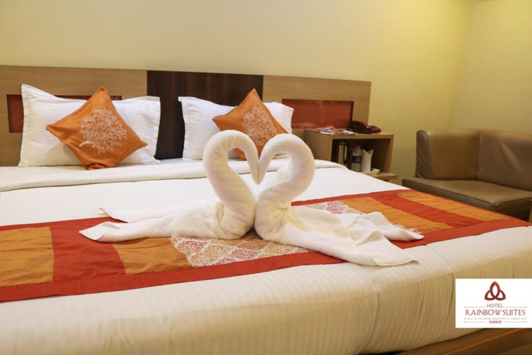 Bedroom, Hotel Rainbow Suites, Kannur
