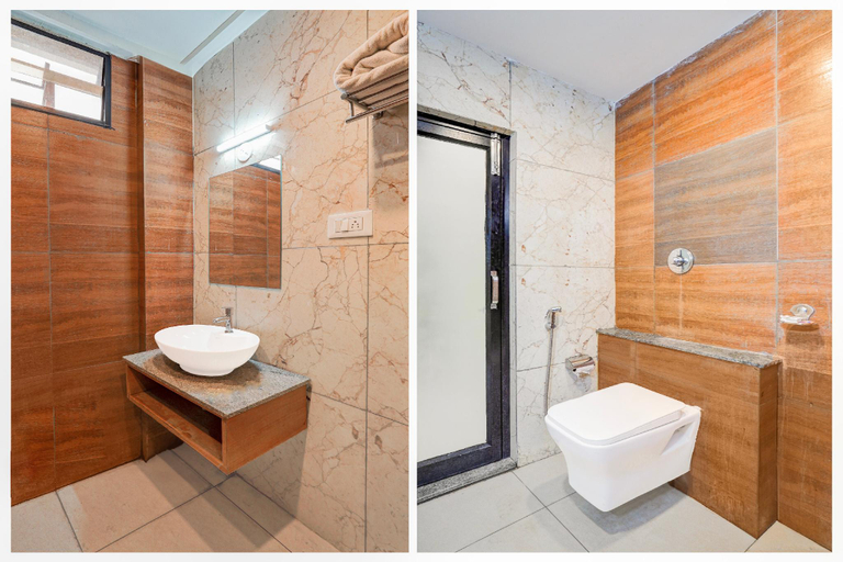 Bathroom, Townhouse Krishnagiri Formerly Vijay Inn, Krishnagiri