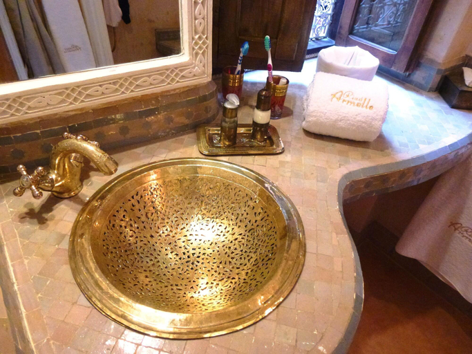 Bathroom 2, Riad Armelle, Marrakech