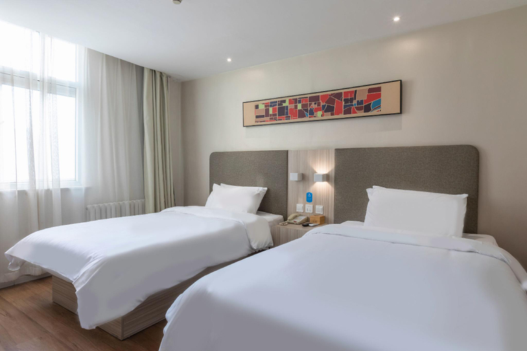 Bedroom 2, Hanting Hotel Rizhao Long-distance Bus Station, Rizhao