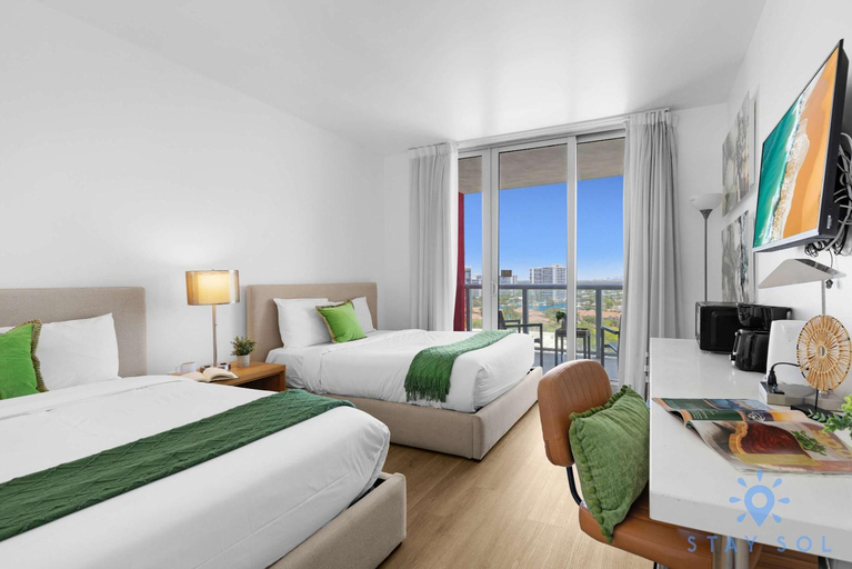 Bedroom 3, Stylish Apartment Near Beach, Broward