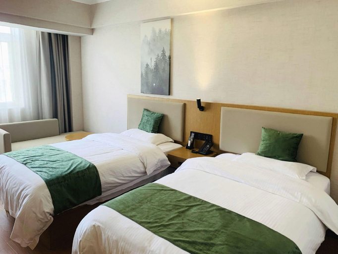 Bedroom 2, GreenTree Inn Luoyang Henan University of Science and Technology, Luoyang