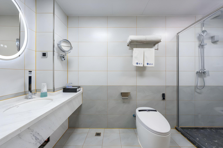 Bathroom 4, Rezen Yunshui Xiyue Hot Spring Hotel Changbai Mountain, Yanbian Korean