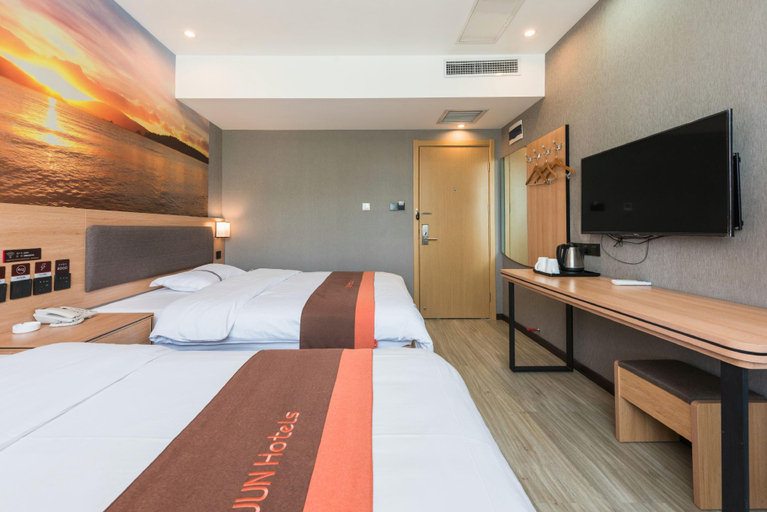 Bedroom 2, Jun Hotel Hebei Baoding Rongcheng Haodan Road, Baoding