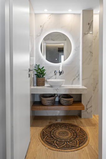 Bathroom, Nikos Apartments Stalis, Crete