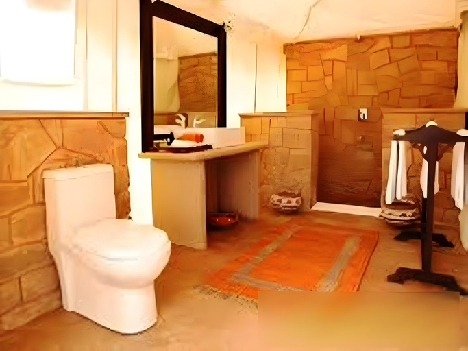 Bathroom, Lakhamana Desert Camp Hotel, Jaisalmer