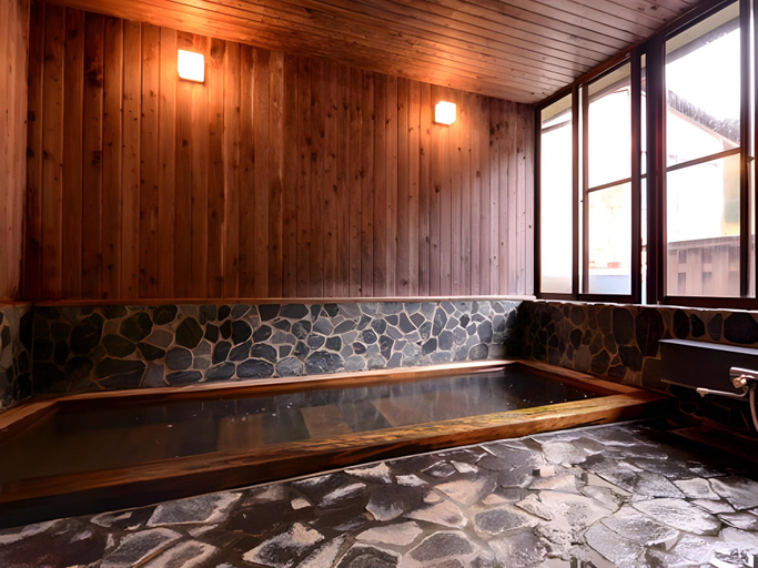 Bathroom 3, Shima Onsen Mikiya Ryokan, Nakanojō