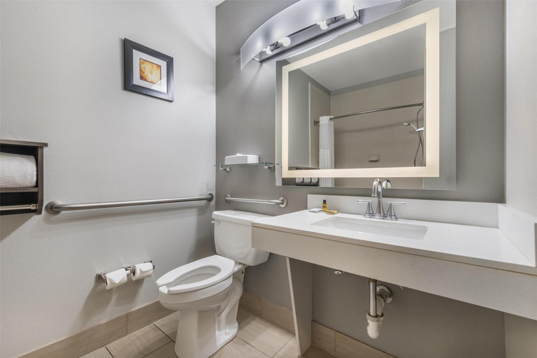 Bathroom 3, Garner Hotel Liberal North by IHG, Seward