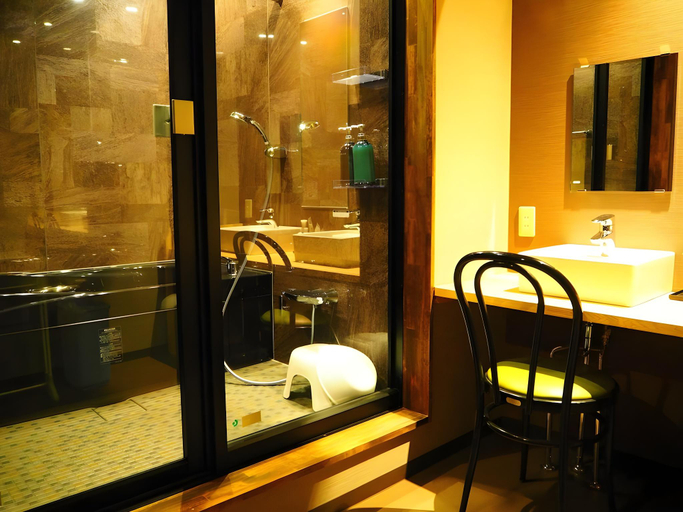 Bathroom 4, Kusatsu Onsen Ryokan Eidaya, Kusatsu