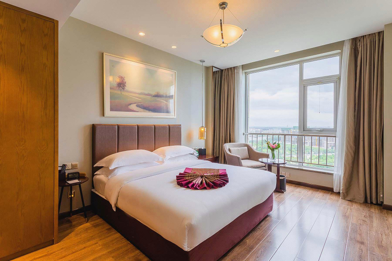 Bedroom 2, Rezen Hotel Yinchuan High-speed Railway Station, Yinchuan