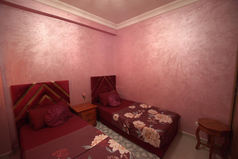 Bedroom 3, Appartement familial proche aeroport et Oasiria, Marrakech