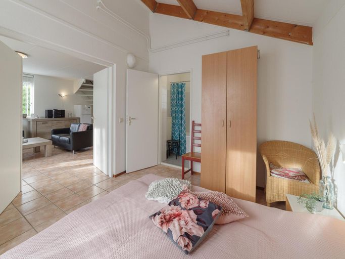 Bedroom 2, Holiday Home in Peaceful Dutch Park with Terrace, Kapelle