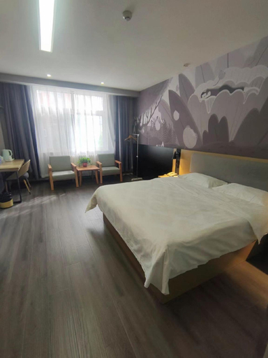 Bedroom 2, Thank Inn Hotel Shandong Liaocheng Ecnomic Technological Development Zone Jiuhe Community, Liaocheng
