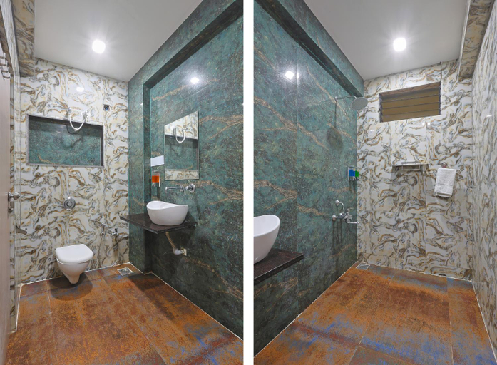 Bathroom 4, Hotel Lord Krishna Dham, Devbhumi Dwarka