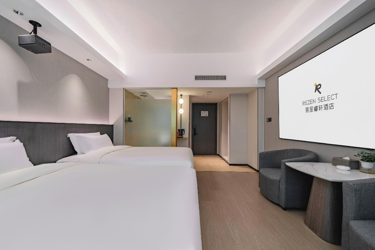 Bedroom 2, Rezen Select Hotel Lishui Bauhinia, Lishui