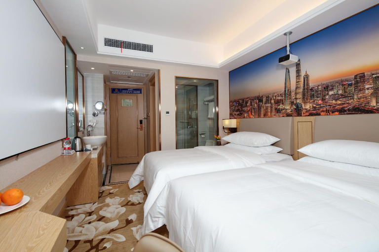 Bedroom 2, Vienna Hotel Hunan Yueyang Exhibition Center Industrial Park, Yueyang