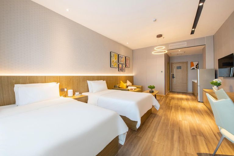 Bedroom 2, Atour Hotel Shenzhen Xili Chuangxingu, Shenzhen
