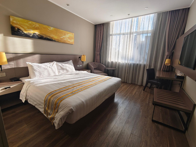 Bedroom 2, Home Inn Plus Dunhua Railway Station, Yanbian Korean