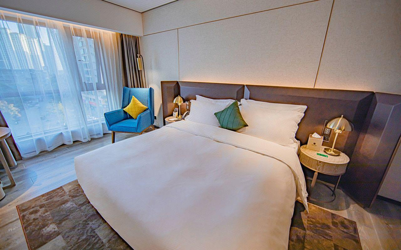 Bedroom 2, Echarm Plus Hotel Xiangyang Minfa Century New Town, Xiangfan