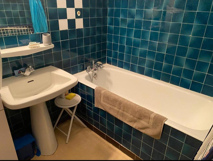 Bathroom 2, Joli studio Audrey renove parking wifi 50m des thermes, Pyrénées-Orientales